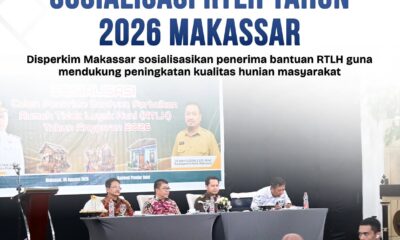 Dinas Perumahan dan Kawasan Permukiman (Disperkim) Kota Makassar melalui Bidang Kawasan Permukiman menggelar Sosialisasi Penerima Bantuan Rumah Tidak Layak Huni (RTLH) Tahun Anggaran 2026,