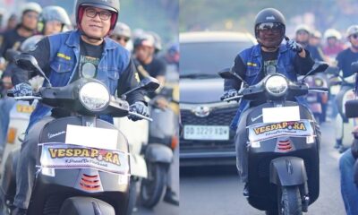 Kepala DPMPTSP Kota Makassar, H. Muhammad Mario Said, menghadiri pembukaan Vespapora 2026