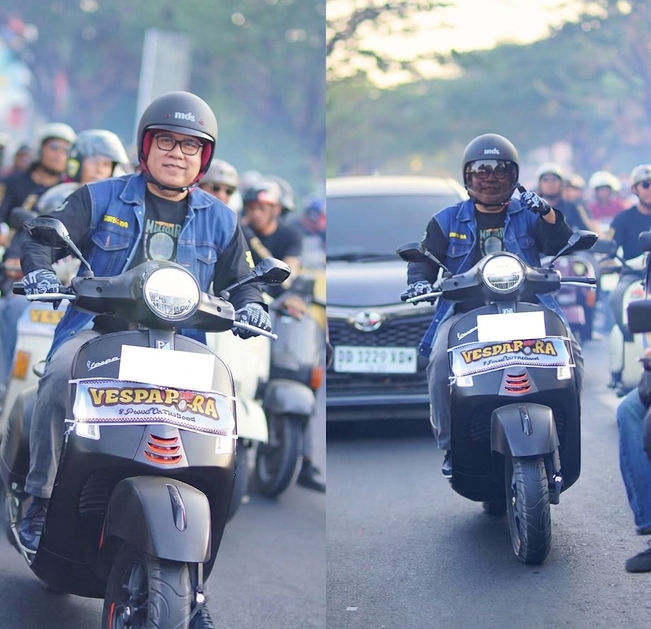 Kepala DPMPTSP Kota Makassar, H. Muhammad Mario Said, menghadiri pembukaan Vespapora 2026