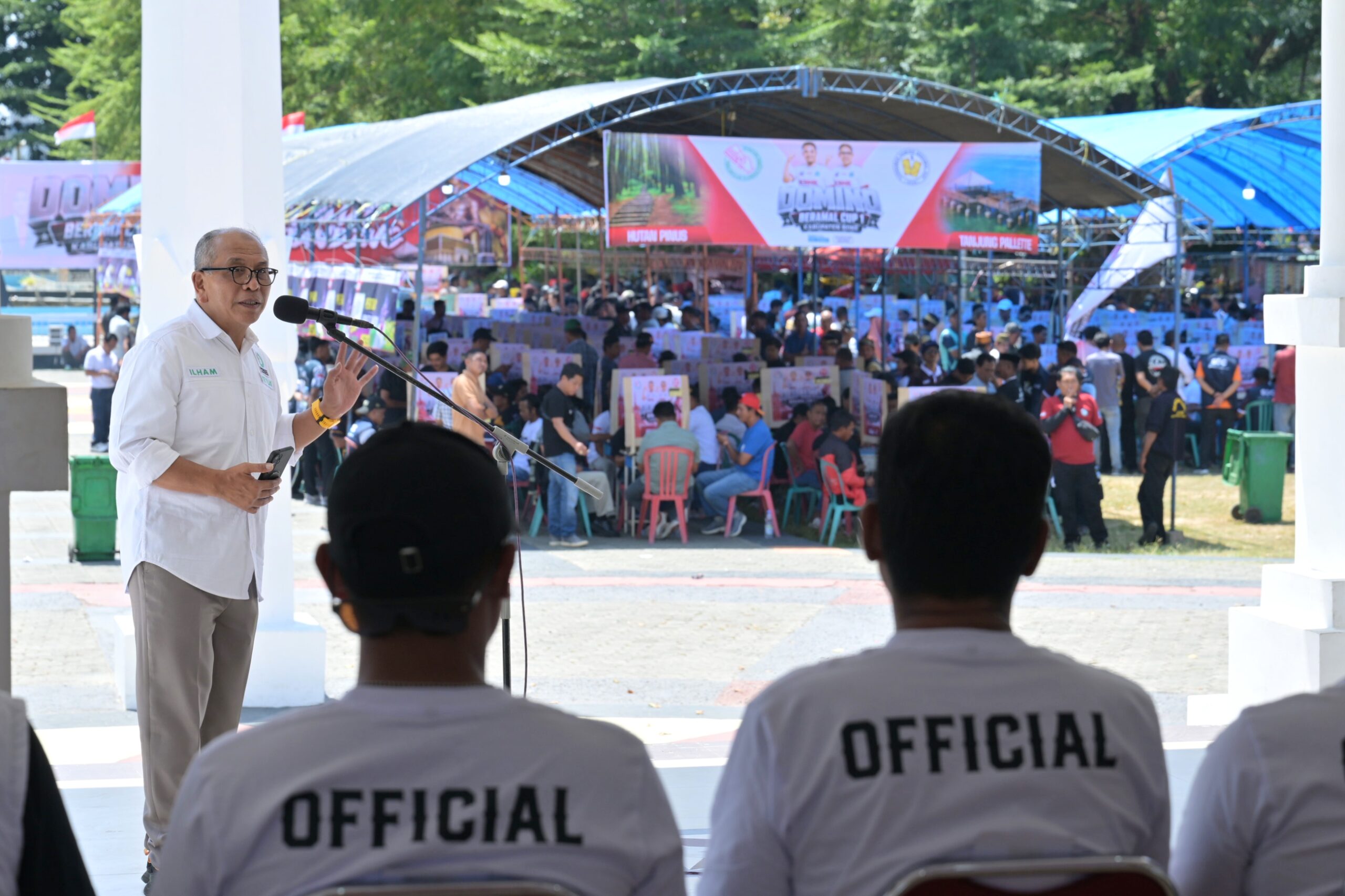 Ketua Pengurus Provinsi (Pengprov) Perkumpulan Olahraga Domino Indonesia (PORDI) Sulawesi Selatan, Ilham Arief Sirajuddin (IAS),