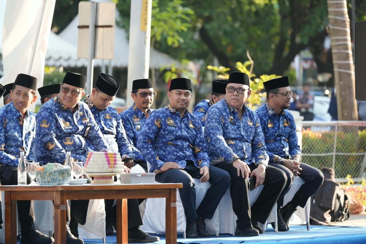 Semarak Musabaqah Tilawatil Qur’an (MTQ) VIII KORPRI Tingkat Nasional Sulawesi Selatan 2026 semakin terasa dengan digelarnya Defile Kafilah di Halaman Kantor Wali Kota Makassar, Senin (24/8/2026).