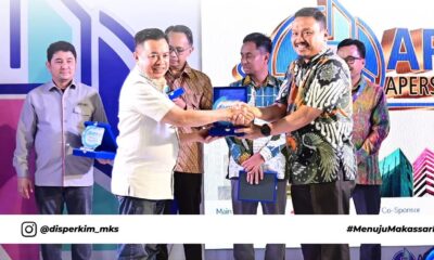 Kepala Dinas Perumahan dan Kawasan Permukiman (Disperkim) Kota Makassar, Mahyuddin, menghadiri pembukaan APERSI Property Expo 2026