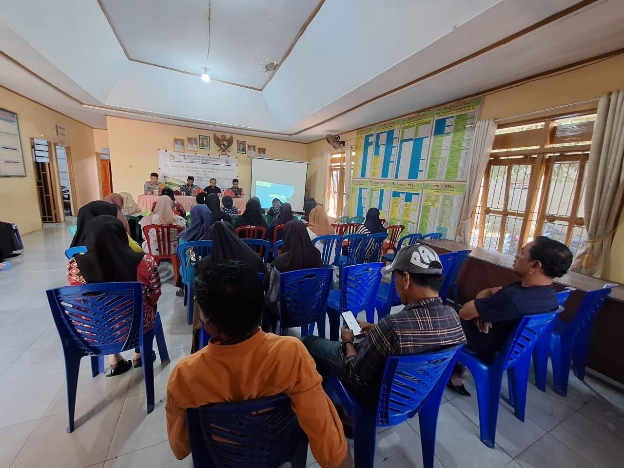 Pemerintah Desa Tinggimae, Kecamatan Barombong, Kabupaten Gowa, menggelar Musyawarah Perencanaan Pembangunan Desa (Musrenbang