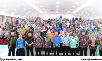 Kepala Dinas Perumahan dan Kawasan Permukiman (Disperkim) Kota Makassar, Mahyuddin, menghadiri Rapat Monitoring dan Evaluasi (Monev)