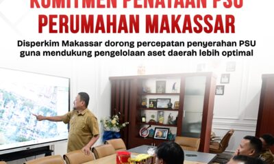 Dinas Perumahan dan Kawasan Permukiman (Disperkim) Kota Makassar menerima koordinasi dari perwakilan Bagian Legal PT Baruga Asrinusa