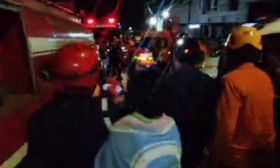 Empat unit bangunan rumah semi permanen di Jalan Paccerakkang, Kecamatan Biringkanaya, Kota Makassar, Sulawesi Selatan, ludes terbakar pada Kamis malam