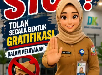 Dinas Kesehatan (Dinkes) Kota Makassar kembali menegaskan komitmennya dalam mewujudkan tata kelola pemerintahan yang bersih dan bebas dari praktik korupsi