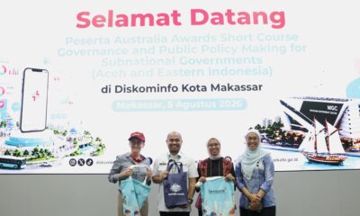 Kominfo Makassar terima kunjungan Australia Awards Short Course
