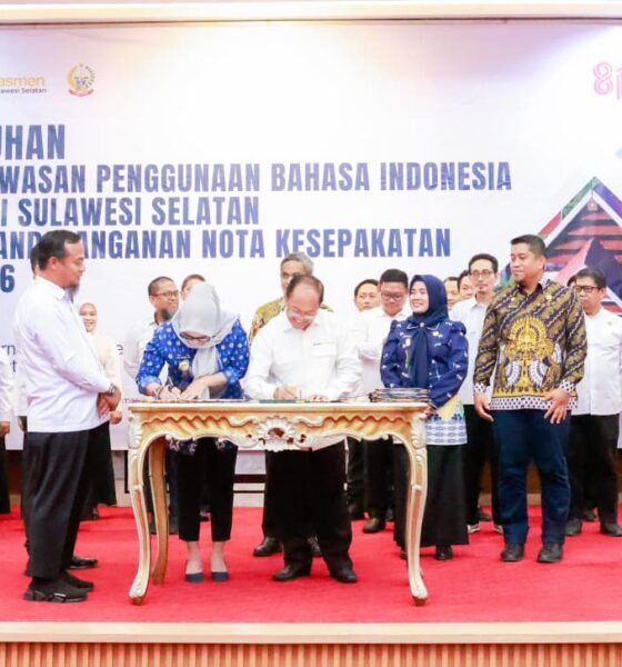 Pemerintah Kabupaten Barru menandatangani Nota Kesepakatan bersama Kementerian Pendidikan Dasar dan Menengah (Kemendikdasmen)