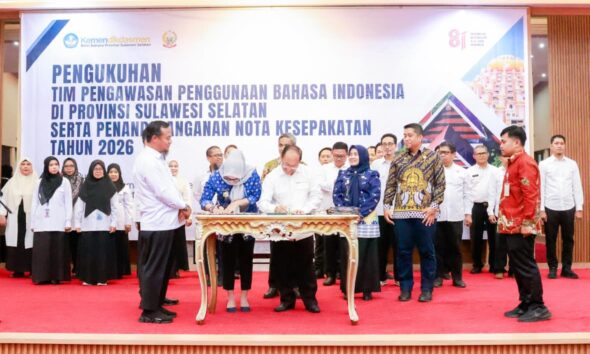 Pemerintah Kabupaten Barru menandatangani Nota Kesepakatan bersama Kementerian Pendidikan Dasar dan Menengah (Kemendikdasmen)
