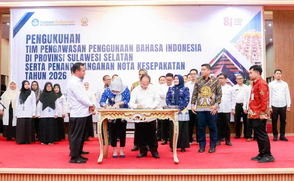 Pemerintah Kabupaten Barru menandatangani Nota Kesepakatan bersama Kementerian Pendidikan Dasar dan Menengah (Kemendikdasmen)