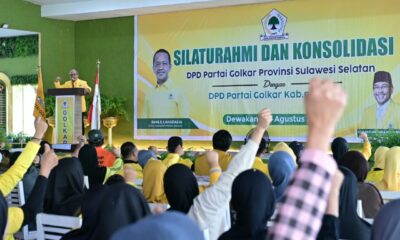 Ketua DPD I Golkar Sulsel Ilham Arief Sirajuddin (IAS) memulai safari politik di Pangkep. IAS fokus memperkuat kader dan menargetkan kemenangan Golkar pada Pemilu 2029.