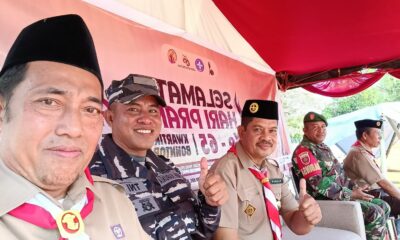 KUA Bontobahari menghadiri pembukaan perkemahan Hari Pramuka ke-65 di Desa Darubiah, Bulukumba, yang diikuti 35 sekolah se-Kecamatan Bontobahari.