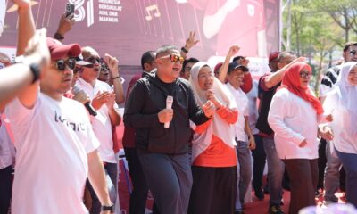 Halaman Kantor Balai Kota Makassar berubah menjadi ruang penuh keceriaan, Jumat (14/8/2026) pagi.