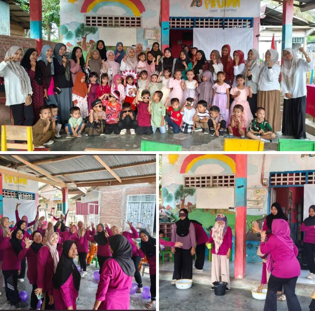 Semangat kemerdekaan tampak meriah di TK Pelangi, Dusun Sawere, Desa Bonto Raja,