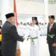 Wali Kota Makassar Munafri Arifuddin mengukuhkan 70 anggota Pasukan Pengibar Bendera Pusaka (Paskibraka) tingkat Kota Makassar Tahun 2026