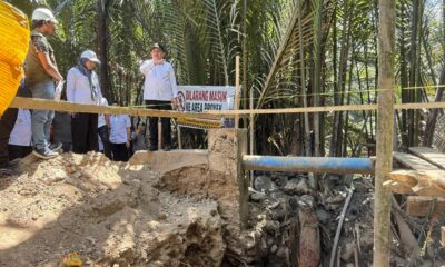 Wali Kota Makassar Munafri Arifuddin meninjau progres pembangunan Jembatan Kaccia di Barombong yang ditargetkan rampung kurang dari 100 hari.