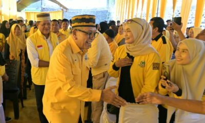 Ketua DPD I Partai Golkar Sulawesi Selatan, Ilham Arief Sirajuddin (IAS), mengapresiasi kejayaan Partai Golkar di Kabupaten Soppeng di bawah kepemimpinan Ketua DPD II Golkar Soppeng, Andi Kaswadi Razak.