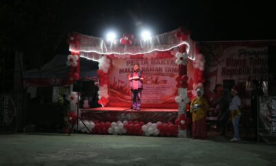 Semangat kebersamaan dan gotong royong mewarnai malam ramah tamah warga RW 1, RW 2, dan RW 3 Telkomas,