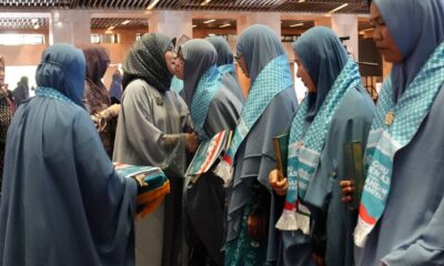 Wakil Wali Kota Makassar, Aliyah Mustika Ilham, menghadiri Pengukuhan 10.000 Guru Al-Qur’an atau Guru Ngaji