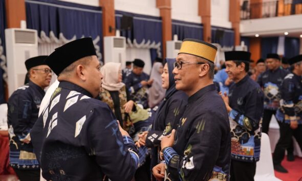 Wali Kota Makassar, Munafri Arifuddin, menyambut ratusan kafilah peserta Musabaqah Tilawatil Quran (MTQ) VIII KORPRI Tingkat Nasional 2026