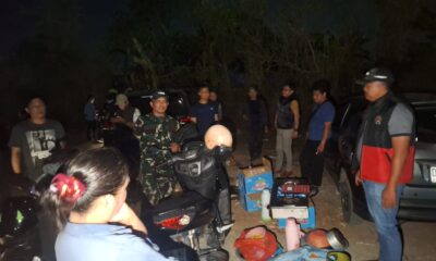 Gabungan personel TNI dan Polri membongkar arena perjudian sabung ayam di Dusun Borong Rappo, Desa Sokkolia,