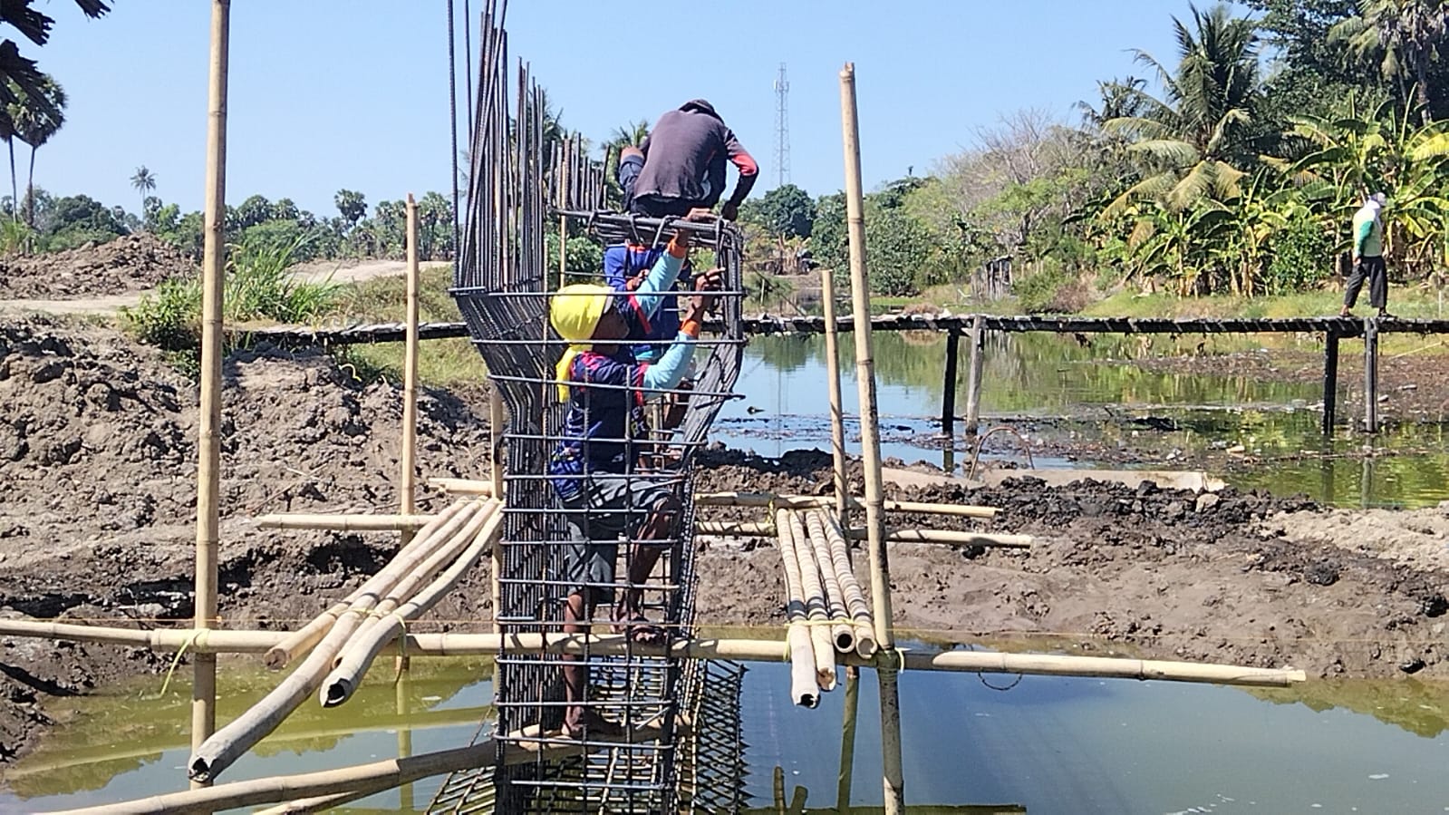 Pembangunan akses infrastruktur warga di Kabupaten Gowa terus menunjukkan perkembangan.