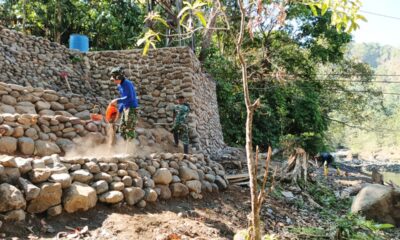 Pembangunan Jembatan Gantung/Perintis Tahap V di atas Sungai Lambere, Desa Buakkang, Kecamatan Bungaya, Kabupaten Gowa