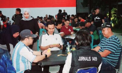 Suasana hangat dan penuh keakraban mewarnai Hanggar Aryajundana Makodim 1409/Gowa, Jalan Sultan Hasanuddin, Kelurahan Pandang-Pandang,