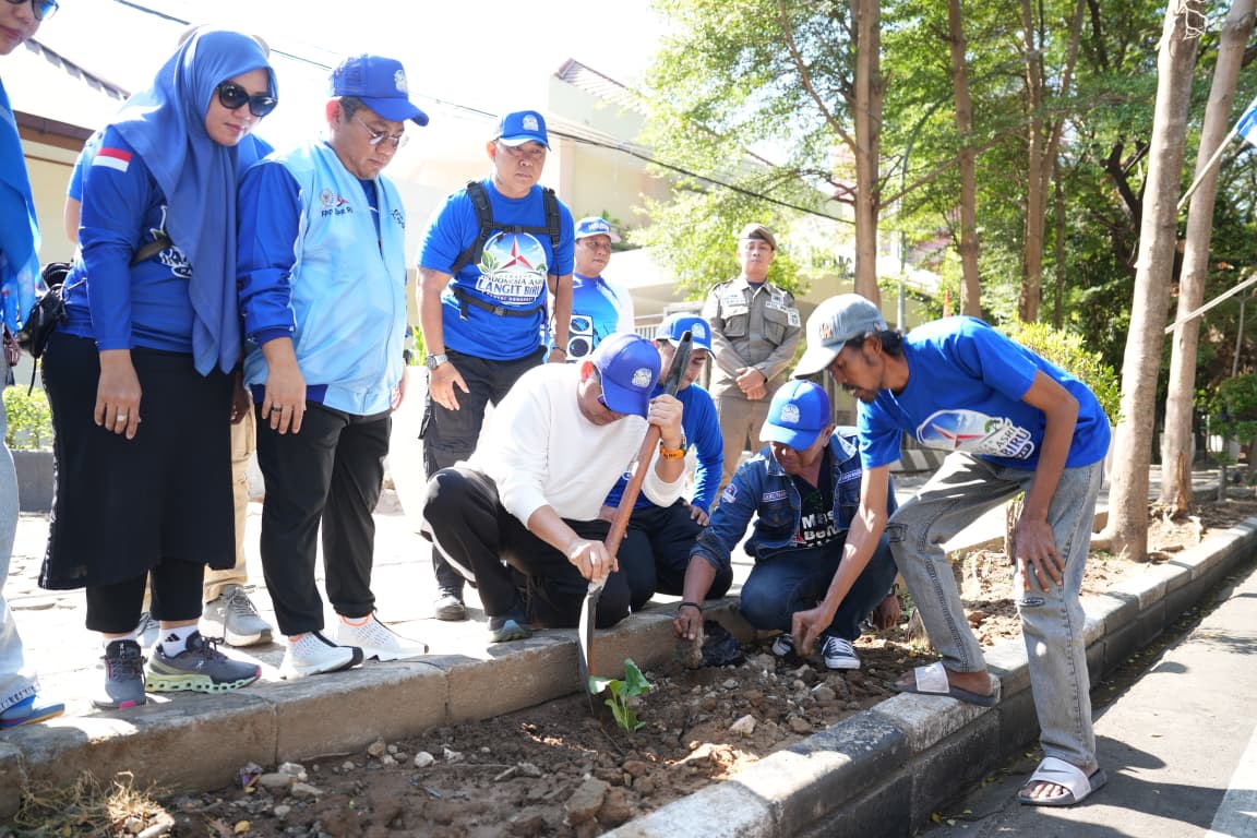 Wali Kota Makassar, Munafri Arifuddin, mengapresiasi langkah DPC Partai Demokrat Kota Makassar
