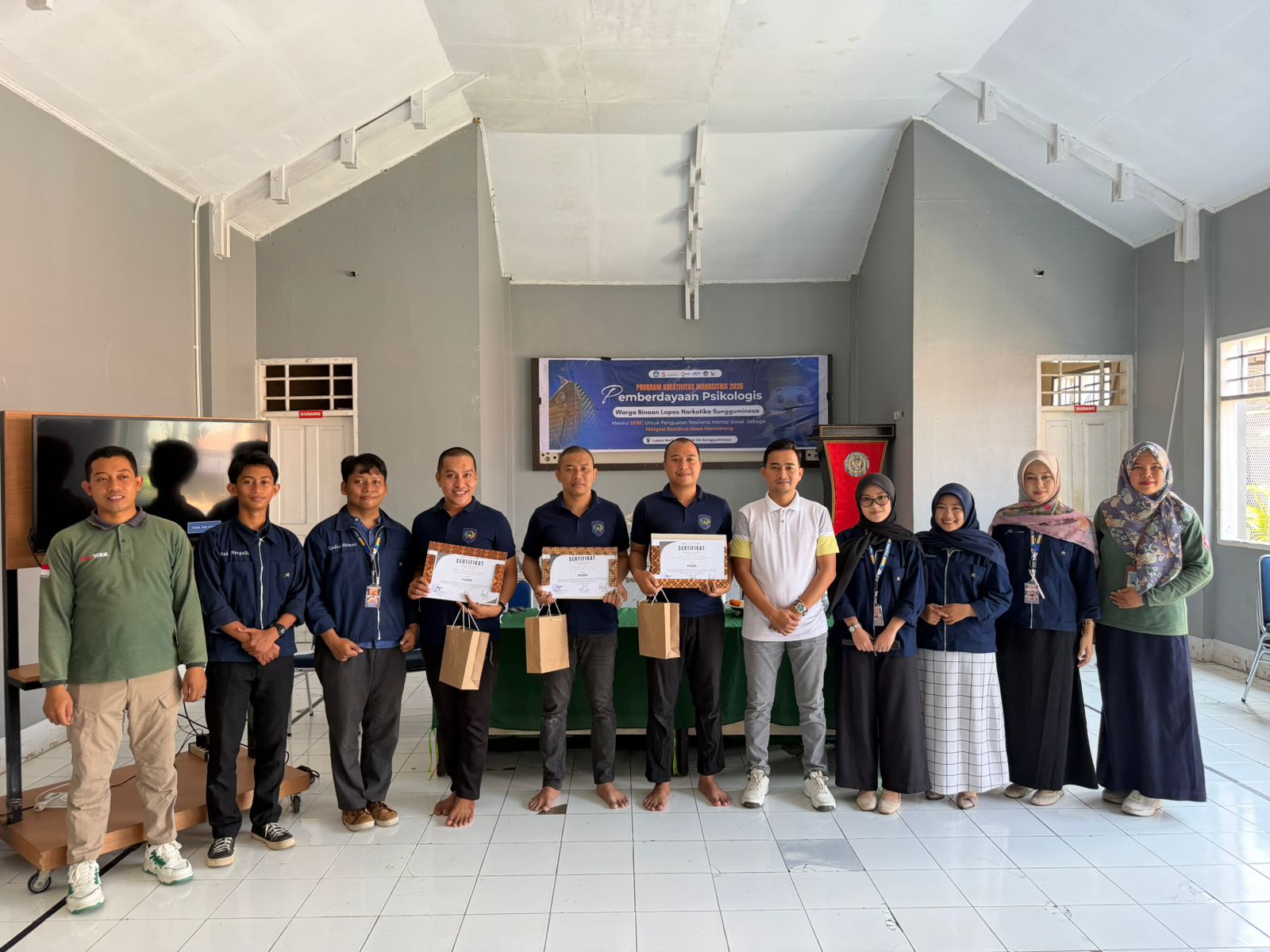 Lapas Narkotika Kelas IIA Sungguminasa menyambut baik rampungnya Program HOPE-PATH