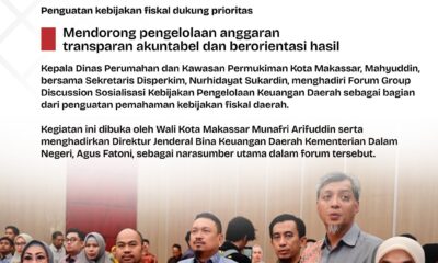 Kepala Dinas Perumahan dan Kawasan Permukiman (Disperkim) Kota Makassar, Dr. H. Mahyuddin, S.STP., M.AP,
