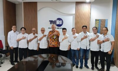Pengurus Persatuan Wartawan Indonesia (PWI) Sulawesi Selatan bertandang ke Kantor LPP TVRI Sulawesi Selatan