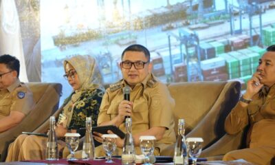 Wali Kota Makassar, Munafri Arifuddin, menjadi pembicara dalam Business Investment Forum yang digelar di Hotel Claro Makassar,