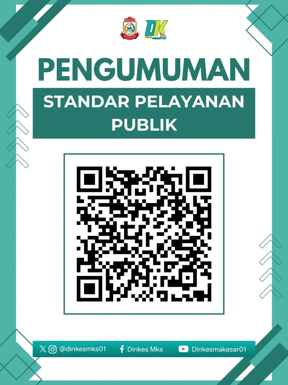 Dinas Kesehatan (Dinkes) Kota Makassar terus berupaya meningkatkan kualitas pelayanan kepada masyarakat dengan mengumumkan Standar Pelayanan Publik