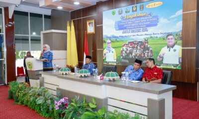 Bupati Barru Andi Ina Kartika Sari mengukuhkan empat asosiasi peternakan dalam Bulan Bakti Hari Peternakan dan Kesehatan Hewan Nasional ke-190 Tahun 2026.