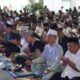 Seribuan jamaah dari berbagai kalangan memadati pelataran Masjid Modern Kurir Langit dalam perhelatan akbar Peringatan Maulid Nabi Muhammad SAW