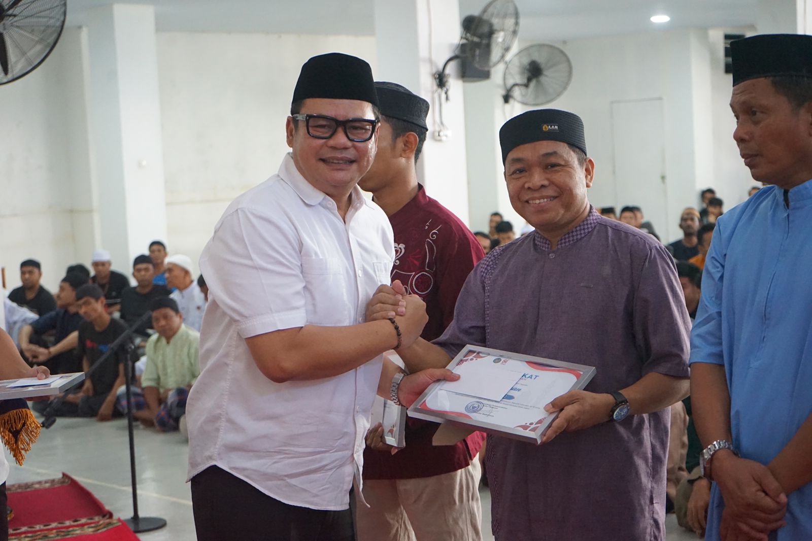 Kepala Lembaga Pemasyarakatan (Lapas), Gumilar Budirahayu, mendorong para warga binaan menjadikan peringatan Maulid Nabi Muhammad SAW