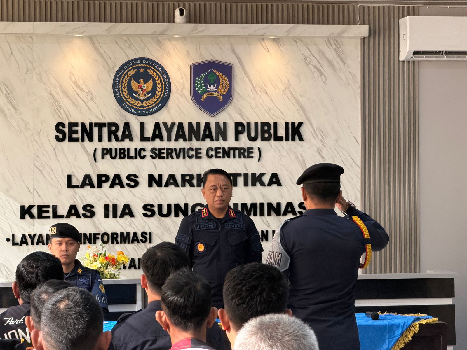 Kepala Lembaga Pemasyarakatan (Kalapas) Narkotika Kelas IIA Sungguminasa, Moh. Ilham Agung Setyawan,