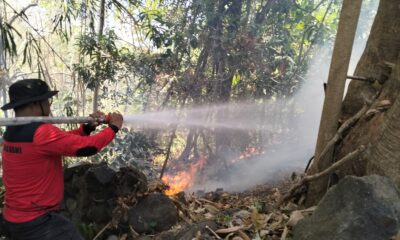 Respons cepat aparat gabungan bersama masyarakat berhasil mengendalikan kebakaran lahan