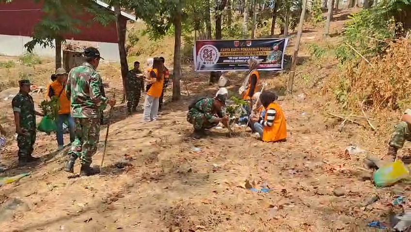 Menyambut Hari Ulang Tahun (HUT) TNI ke-81, Koramil 1409-02/Parangloe