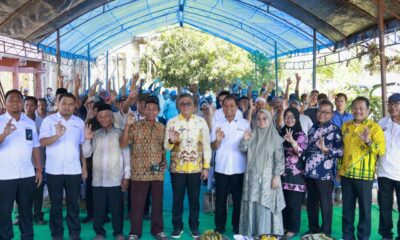 Wakil Bupati Barru, Dr. Ir. Abustan A. Bintang, M.Si., menghadiri kegiatan Rembuk Tambak dan Tebus Bersama Pupuk Bersubsidi Sektor Perikanan