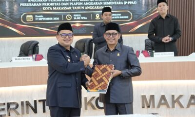 Pemerintah Kota Makassar, bersama DPRD Kota Makassar menyepakati Perubahan Kebijakan Umum Anggaran Pendapatan dan Belanja Daerah (KUPA)