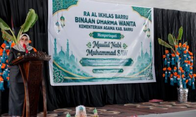 Milad ke-28 RA Al-Ikhlas Barru, Bupati Andi Ina Kartika Sari menekankan pentingnya pendidikan akhlak, iman, dan karakter anak sejak usia dini.