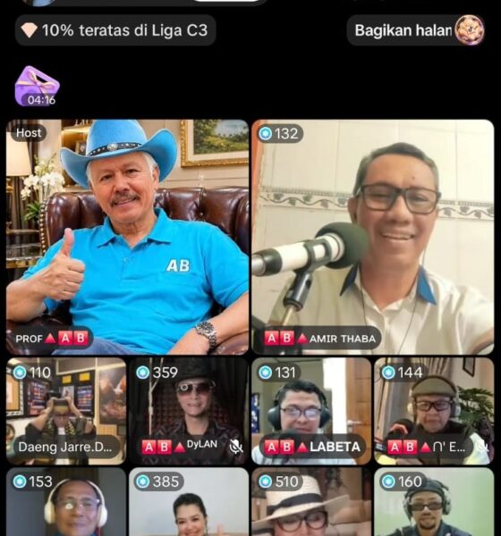 Suasana seru dan penuh keakraban mewarnai ajang Lomba Seru-Seruan AB Family yang digelar Family AB melalui TikTok