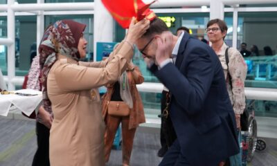 Wakil Wali Kota Makassar Aliyah Mustika Ilham menyambut Duta Besar Swiss untuk Indonesia Konstantin Obolensky di Bandara Sultan Hasanuddin dan membuka peluang kolaborasi internasional.