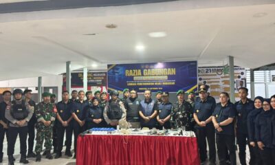 Lapas Kelas I Makassar menggelar sidak gabungan melibatkan 124 personel serta tes urine bagi warga binaan dan petugas untuk mencegah narkoba dan barang terlarang.