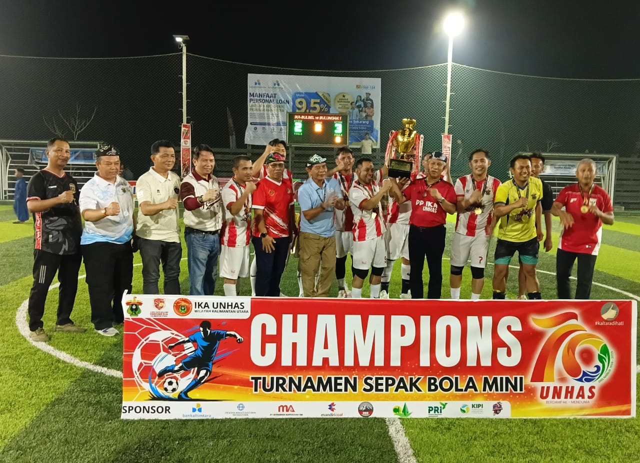 Gelaran Turnamen Sepak Bola Mini antar Tim Ikatan Alumni (IKA) Universitas Hasanuddin (Unhas) Wilayah Se-Indonesia