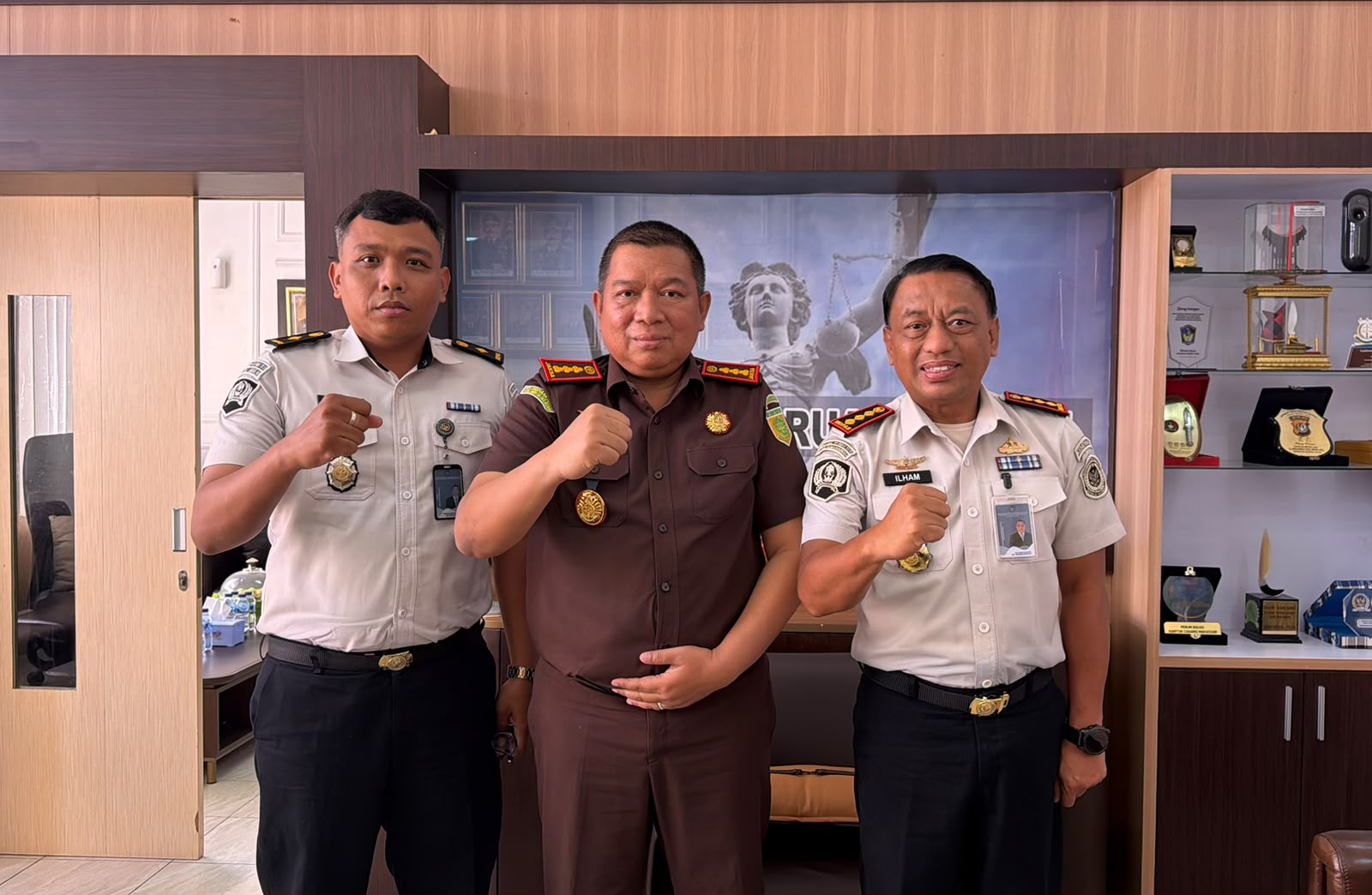 Kepala Lembaga Pemasyarakatan (Kalapas) Narkotika Kelas IIA Sungguminasa, Moh. Ilham Agung Setyawan,