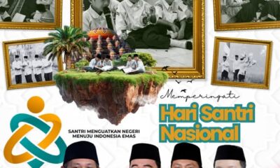 Pimpinan dan Anggota DPRD Kota Makassar menyampaikan Selamat Hari Santri Nasional, mengapresiasi peran santri dan ulama dalam menjaga persatuan serta membangun bangsa.